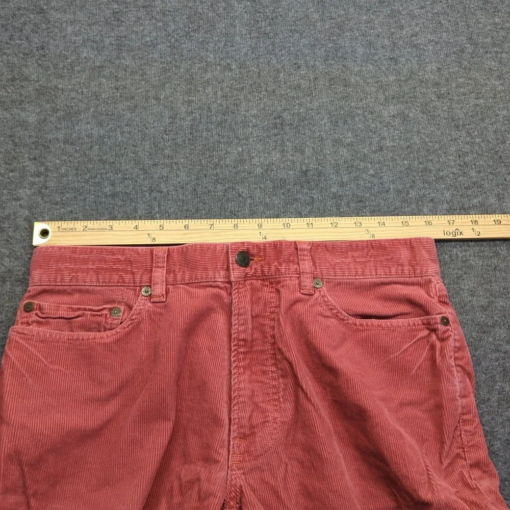 Polo Ralph Lauren Jeans 31x32 Red Corduroy Classic Straight Preppy‎ Casual
